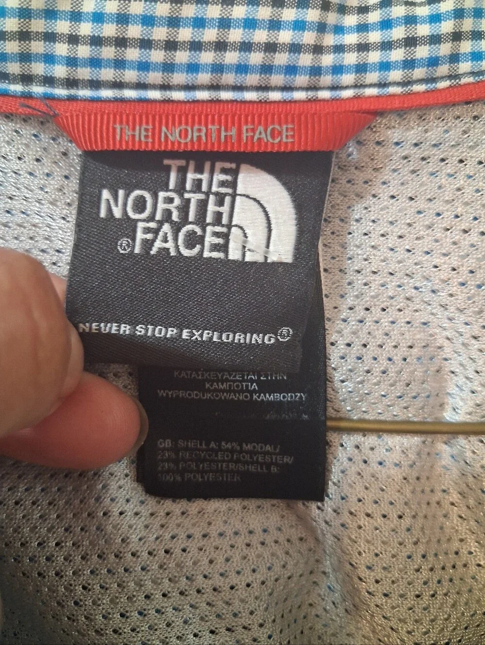 The North Face light blue